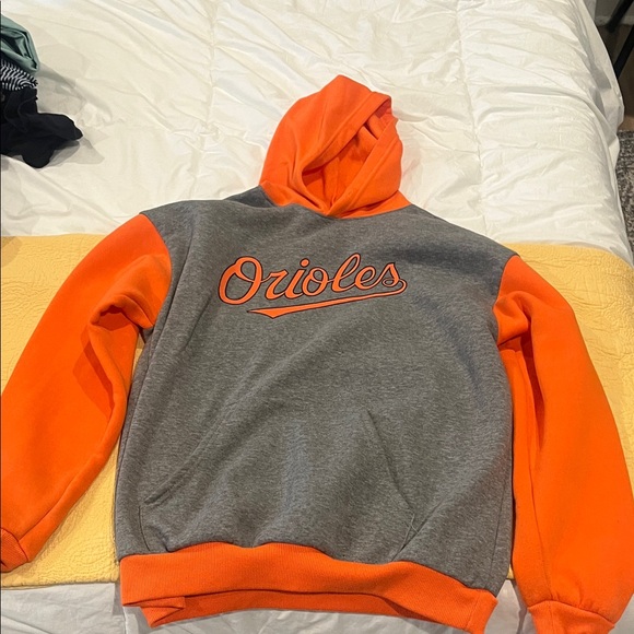 Mlb Genuine Merchandise Other - Men's Gray and Orange Hoodie